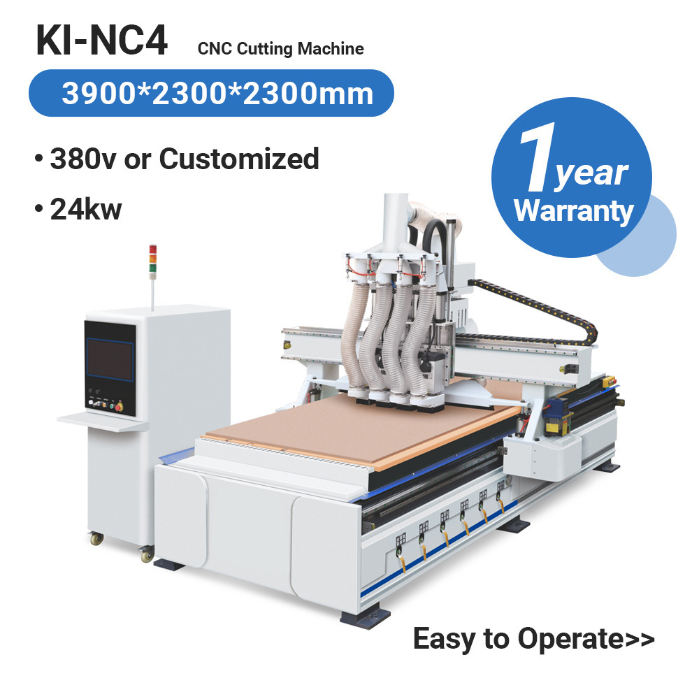 Automatic CNC Router Woodworking Nesting Machine Router Table ATC CNC Router Wood Cutting Machine For Cabinets