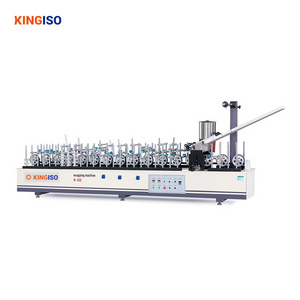 Hot Melt Glue BF300B-II Veneer High Matching Profile Wrapping Machine for Panel Furniture