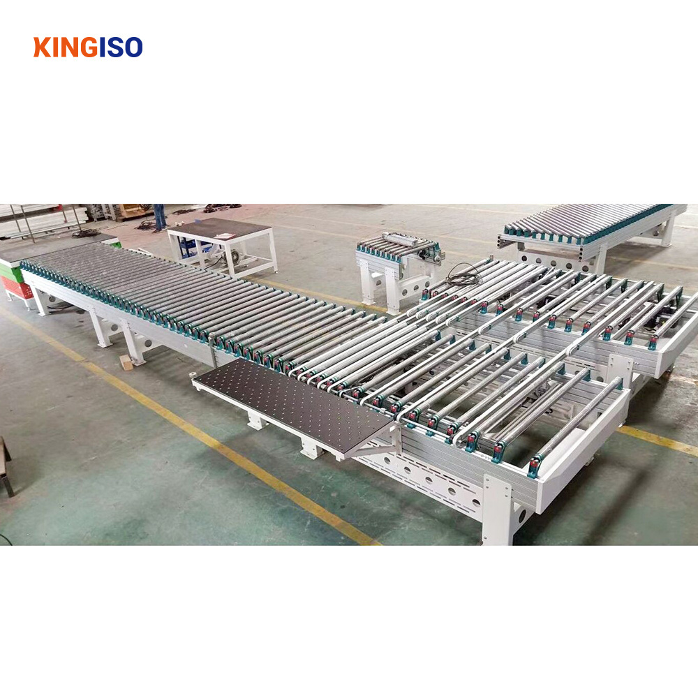 edge banding machine connecting wood panel board line high efficiency return belt/roller conveyor for edge bander