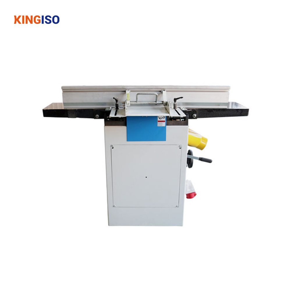 KINGISO Woodworking Surface Planer Jointer Machine With Spiral Cutter Head Woodworking Combined Thicknesser