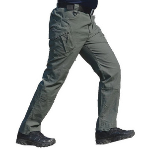 Security Combat Trousers Pants Pantalon Waterproof Cargo Pants Polyester / Cotton Corduroy Fabric