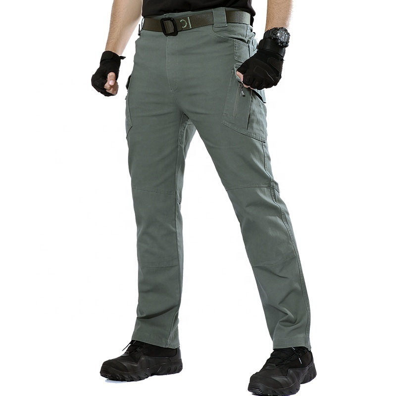 Security Combat Trousers Pants Pantalon Waterproof Cargo Pants Polyester / Cotton Corduroy Fabric