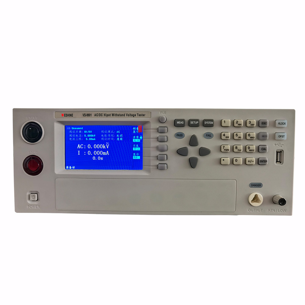 Insulation Withstand Voltage tester AC 5kV/20mA Hipot Tester High Voltage Electrical Safety Hi Pot Analyzer