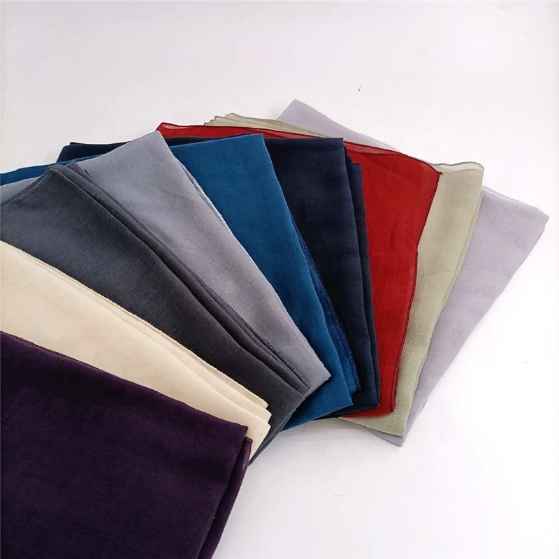 Best selling cheap plain tudung wholesale cotton voile muslim women scarves shawls hijab