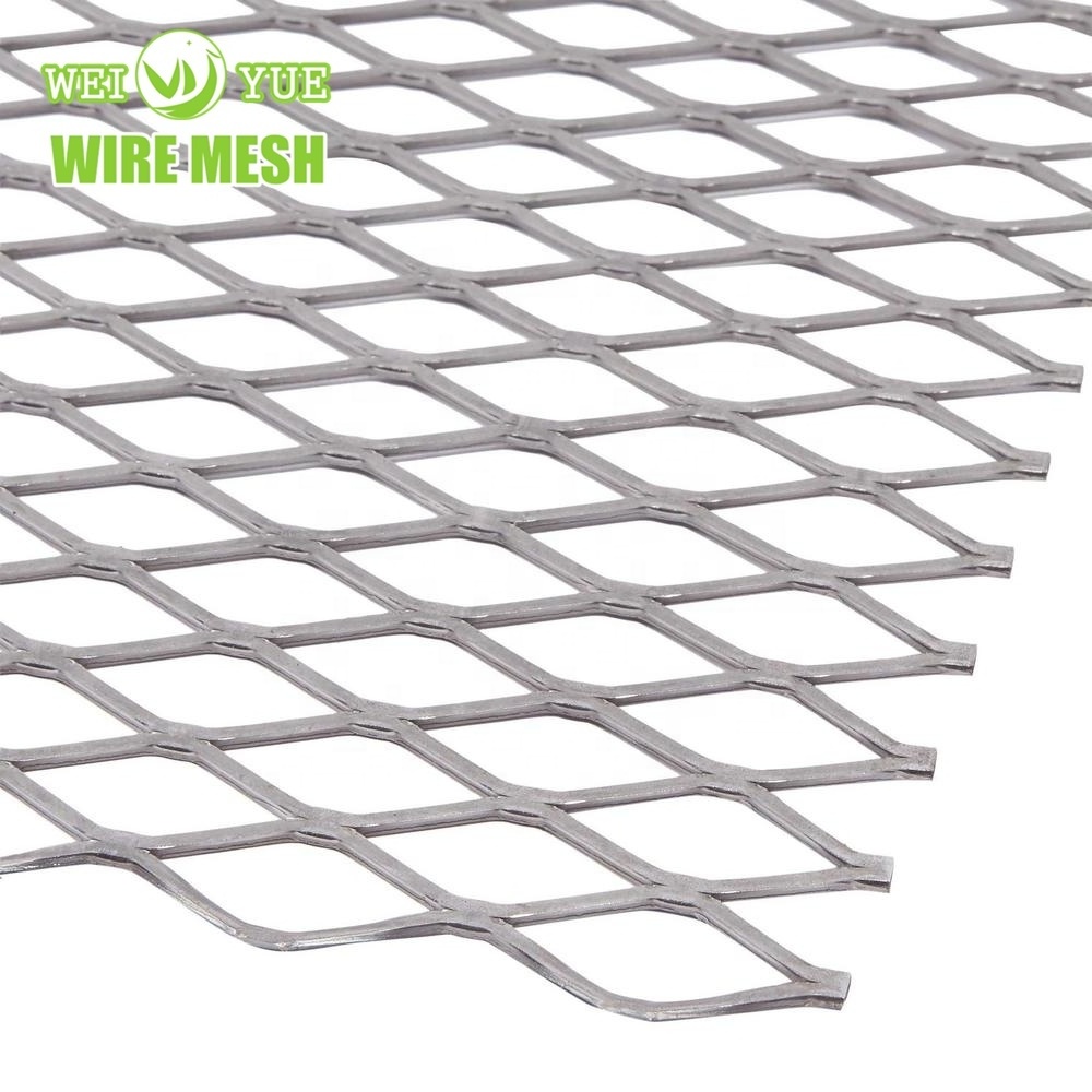 Diamond Wire Mesh Aluminium/Galvanized Steel Raised Expanded Metal Mesh For Beekeeping Equipment