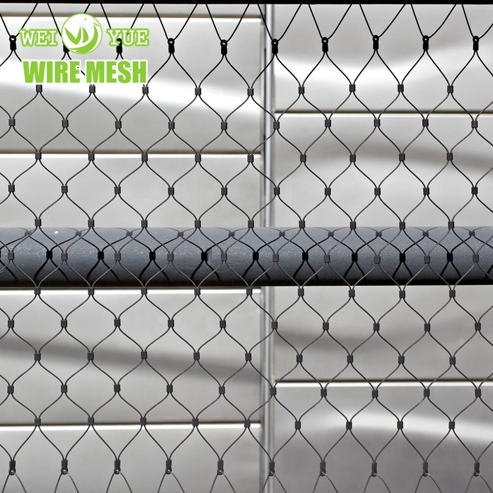 Aviary Mesh Stainless Steel Cable Wire Netting for Zoo Bird Rope Mesh