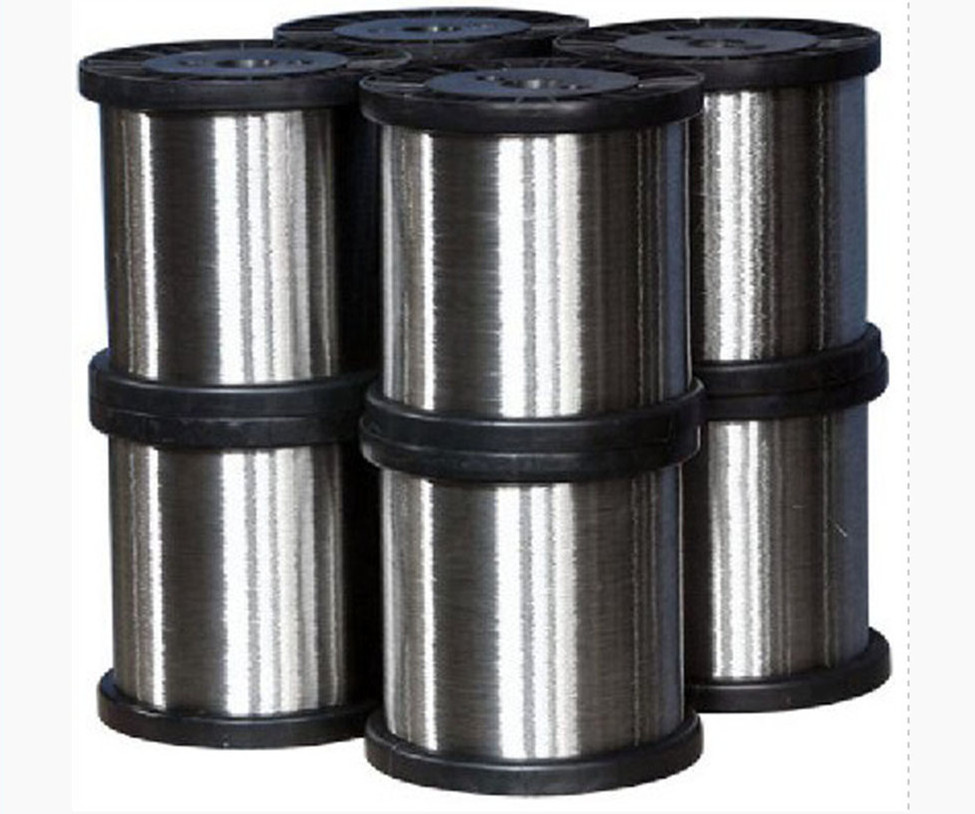 0.018-0.05mm stainless steel ultra fine wire for Cut-resistant spinning yarn Stainless steel metal filament for textile