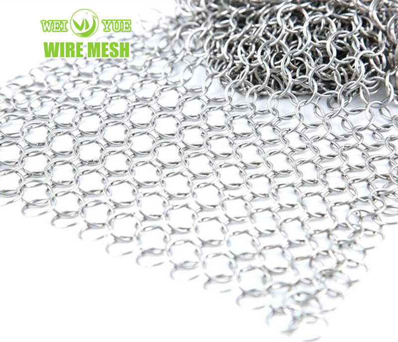 High Quality Decorative Aluminum Metal Mesh Curtain Chain Link  Drapery Fabric