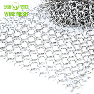 High Quality Decorative Aluminum Metal Mesh Curtain Chain Link  Drapery Fabric