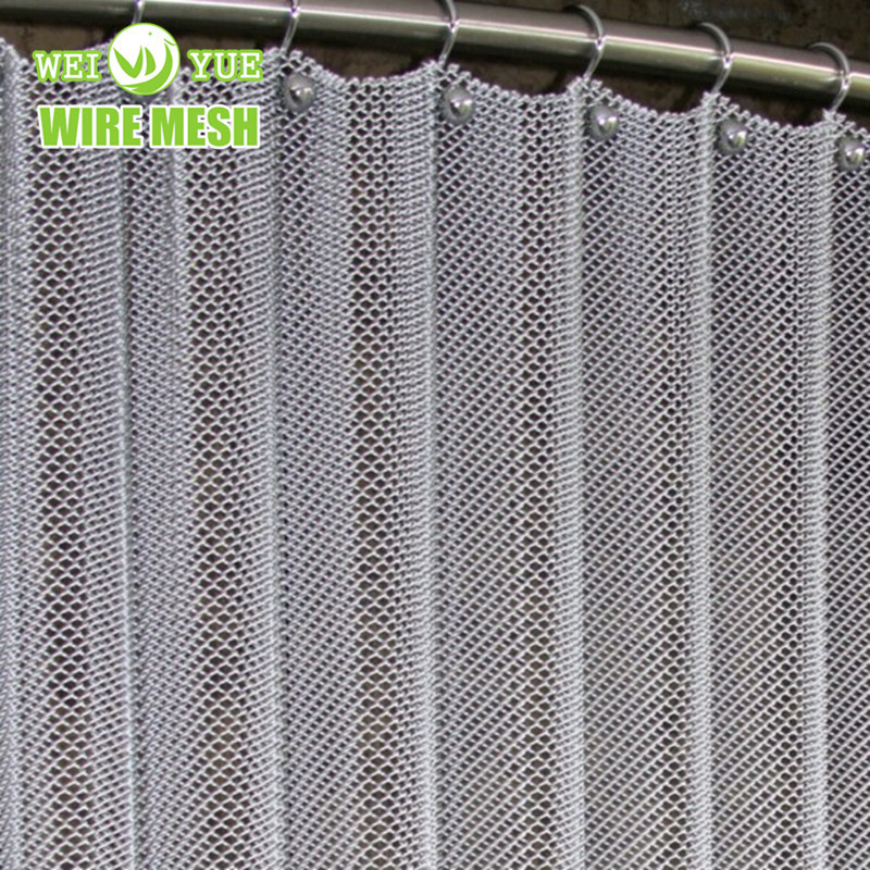 High Quality Decorative Aluminum Metal Mesh Curtain Chain Link  Drapery Fabric