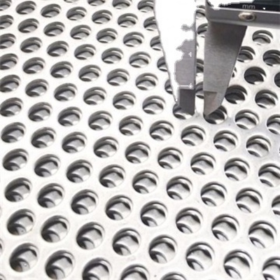 1MM/1.5MM Stainless Steel Perforated Metal Sheet 316 Aluminum Round Hole Perforated Metal Mesh Sheet For Decoration