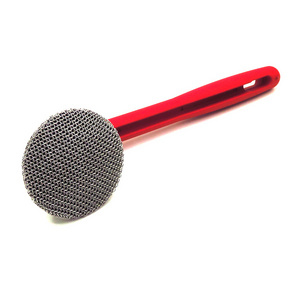 Heavy Duty Stainless Steel Welded Chainmail Scrubber Cast Iron Cleaner for Pans Skillets etc