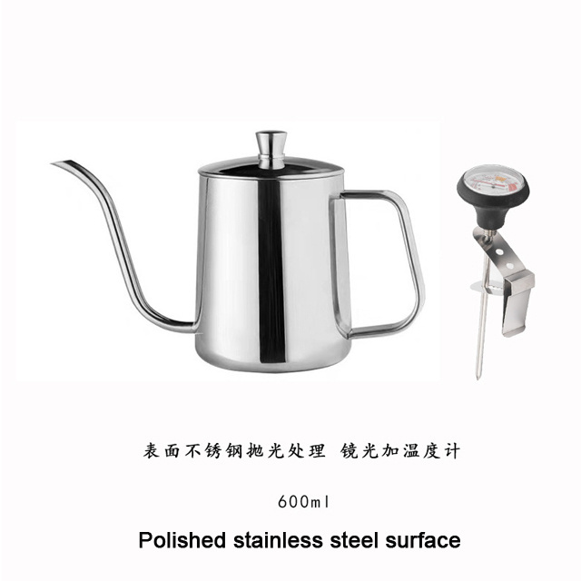 Hanging Ear Stainless Steel Coffee Pot Swan Neck Kettle Pour Over Coffee Maker Pot