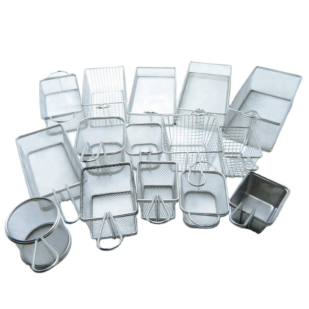 ALL KINDS FACTORY Food Grade Stainless Steel Wire french mini serving chips fry basket