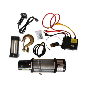 Wireless Remote Control Winch Pull Car 3 Tons 12 Volts 12v 4500lb Atv/Utv Application Car Electric Winch