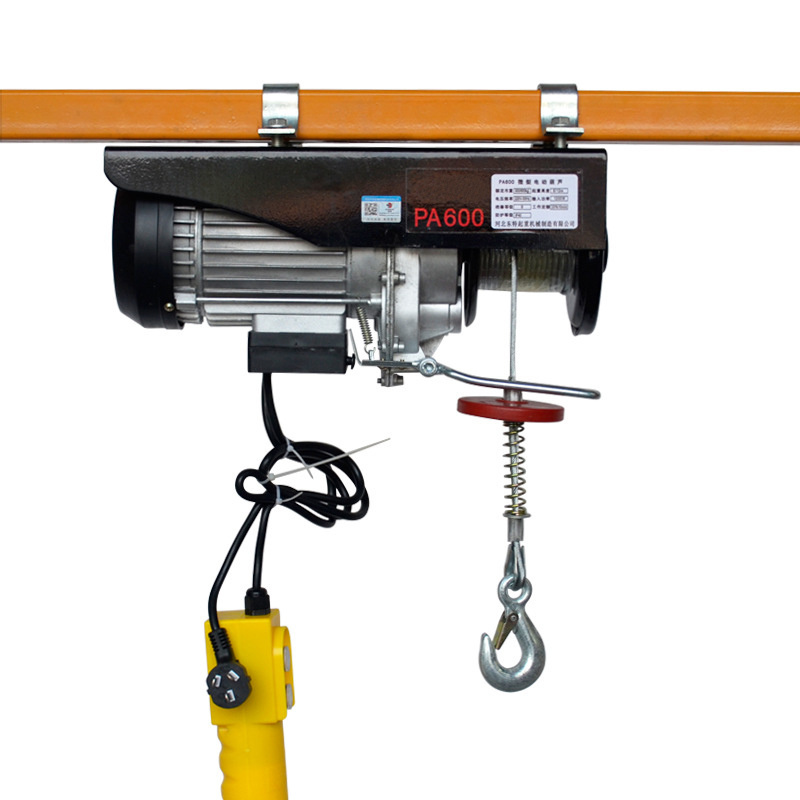 Construction Lift Mini Electric Hoist Winch 250kg Mini Electric Hoist 500kg 1000 Kg Pa500 Suppliers