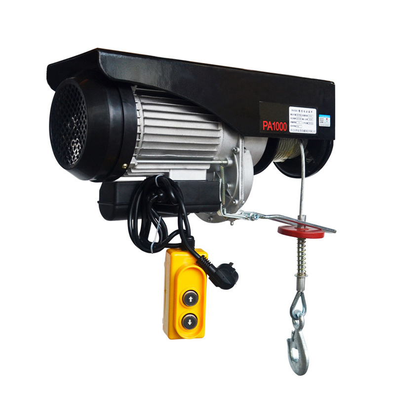 Construction Lift Mini Electric Hoist Winch 250kg Mini Electric Hoist 500kg 1000 Kg Pa500 Suppliers