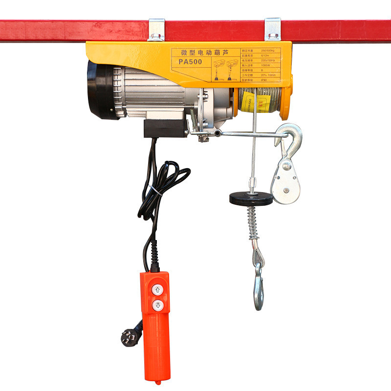 Small electric hoist mini crane motor 220v 230v mini electric hoist winch mini electric hoist 200kg