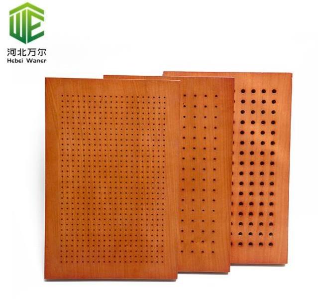 Custom Wooden sound-absorbing ceiling and wall acoustic sound proof wall  soundproofing wood panels for Sports Venues