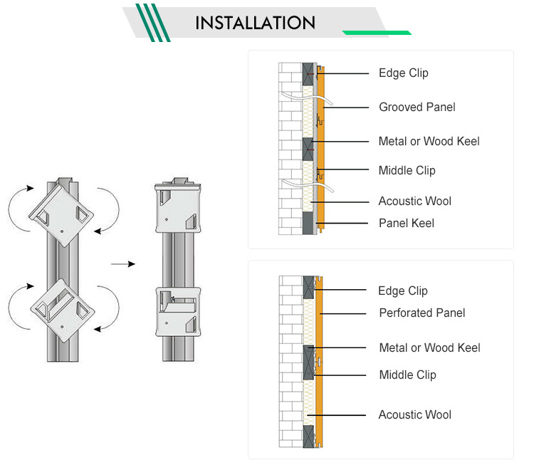 Custom Wooden sound-absorbing ceiling and wall acoustic sound proof wall  soundproofing wood panels for Sports Venues