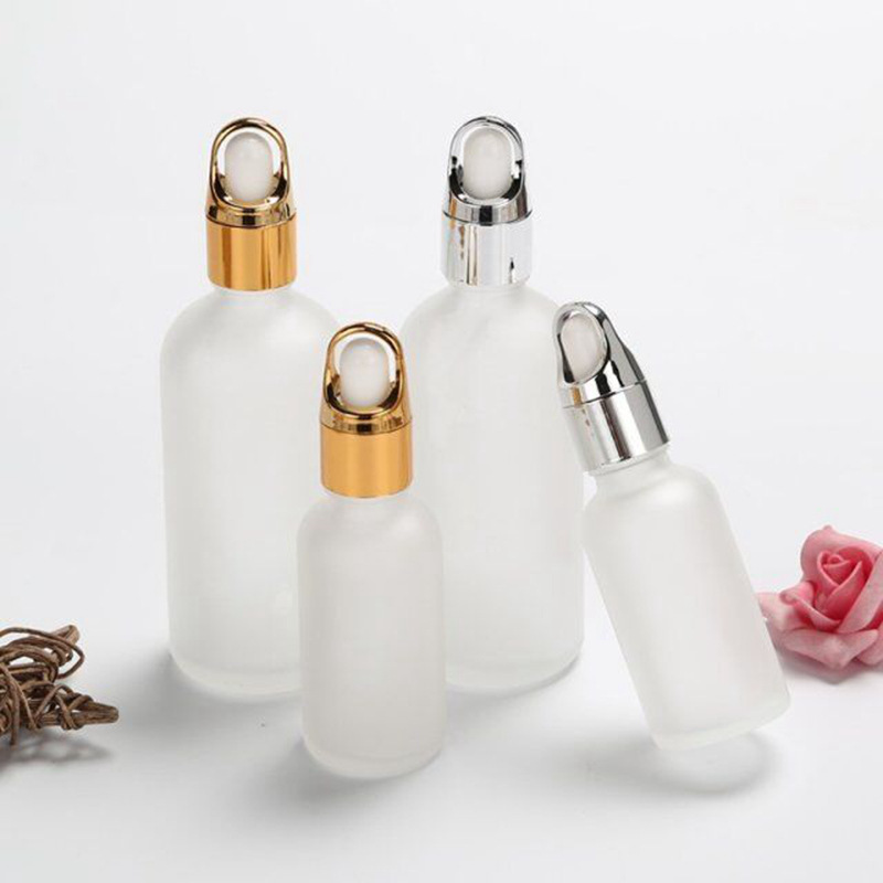 Packaging Cosmetics Body Parts 30ml 50ml Glass Essential Oil Serum Bottle with Dropper