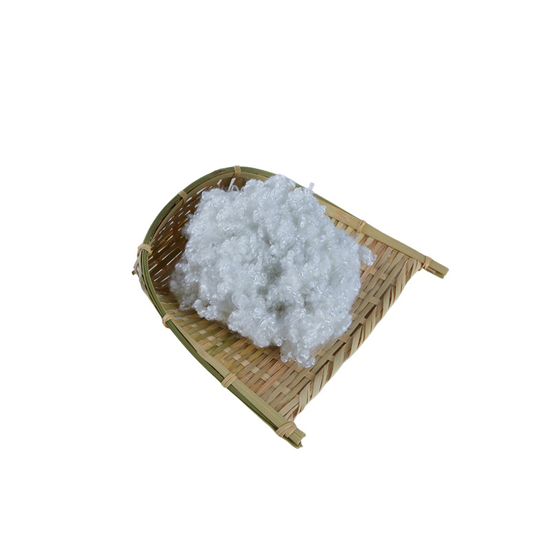 NON-ALLERGIC LONG-LASTING WHITE APPEARANCE 15D x 64mm HOLLOW CONJUGATE SILICONIZED POLYESTER FIBER