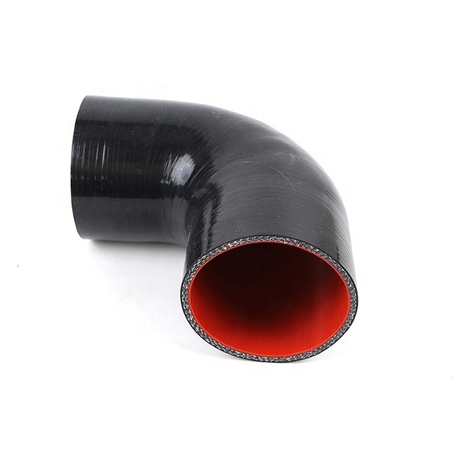 Fast sale car engine silicone air intake hose 4 inch 102mm 90 degree elbow silicone rubber hose