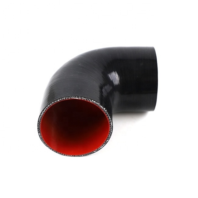 Fast sale car engine silicone air intake hose 4 inch 102mm 90 degree elbow silicone rubber hose