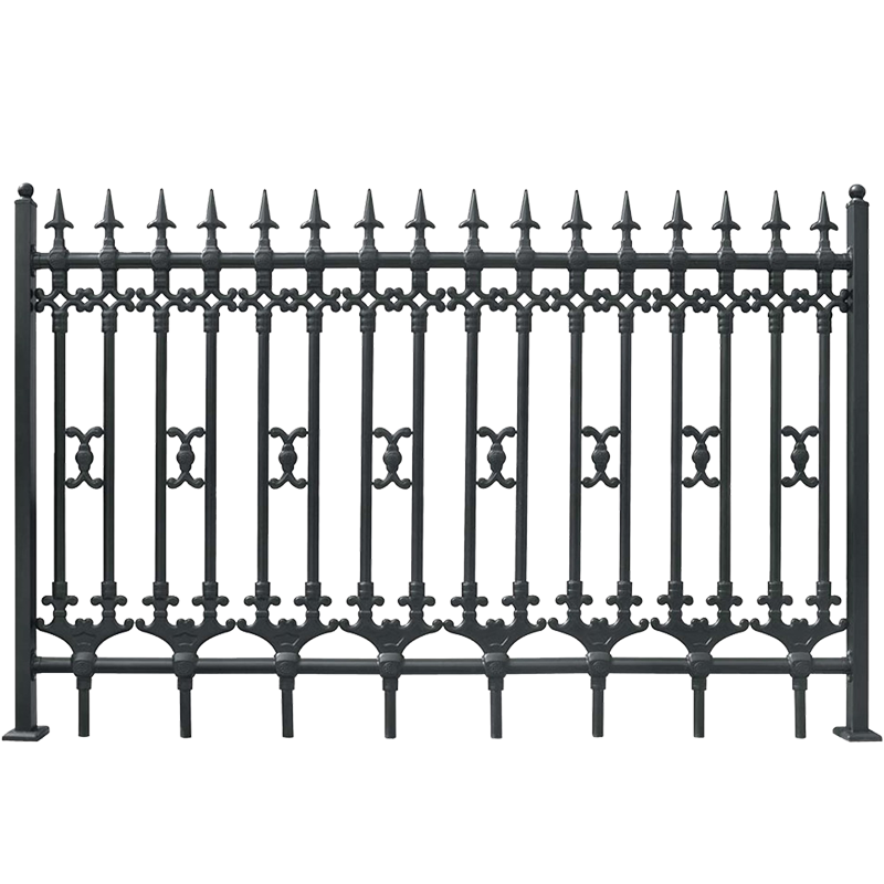 WP-F007  Wholesale Modern Galvanized Steel Grills Fence Design Philippines