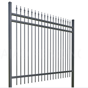 Wholesale Price Galvanized Spearhead Tubular Metal Steel Wrought Iron Ornaments Swimming Pool Fencing