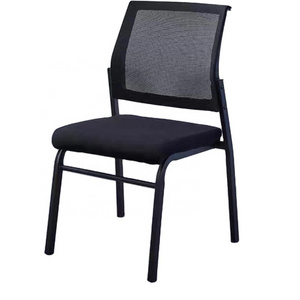 Wholesale Competitive Price Base four Legs No Wheels Office Rest Chair With Mesh Back