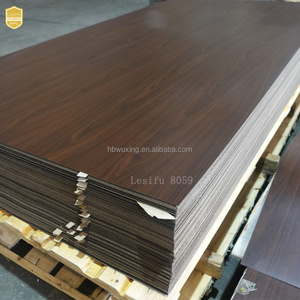 Lesifu 8059 walnut kraft paper woodgrain hpl laminates panel