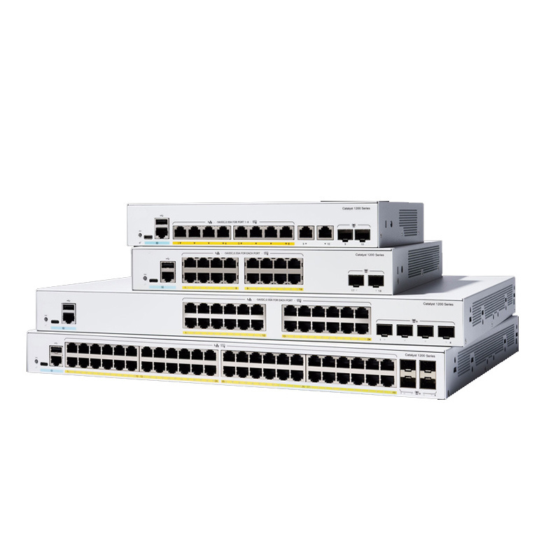 New hot selling C1200-8T-D C1200 series 8 port gigabit Ethernet switches network data access switch C1200-8T-D