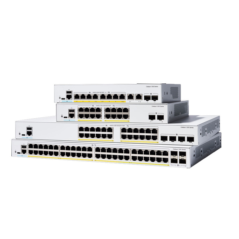 New hot selling C1200-8T-D C1200 series 8 port gigabit Ethernet switches network data access switch C1200-8T-D