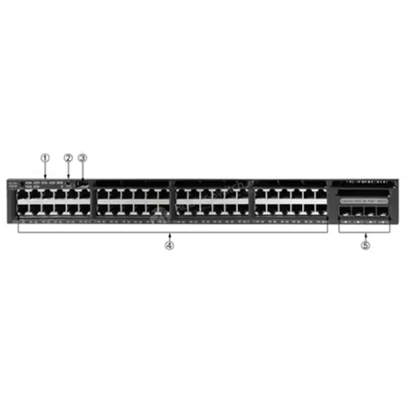 WS-C3650-48PD-S 3650 Series 10/100/1000 Layer 2 Gigabit Ethernet 48 POE+ Ports 2 10G SFP+ Switch WS-C3650-48PD-S