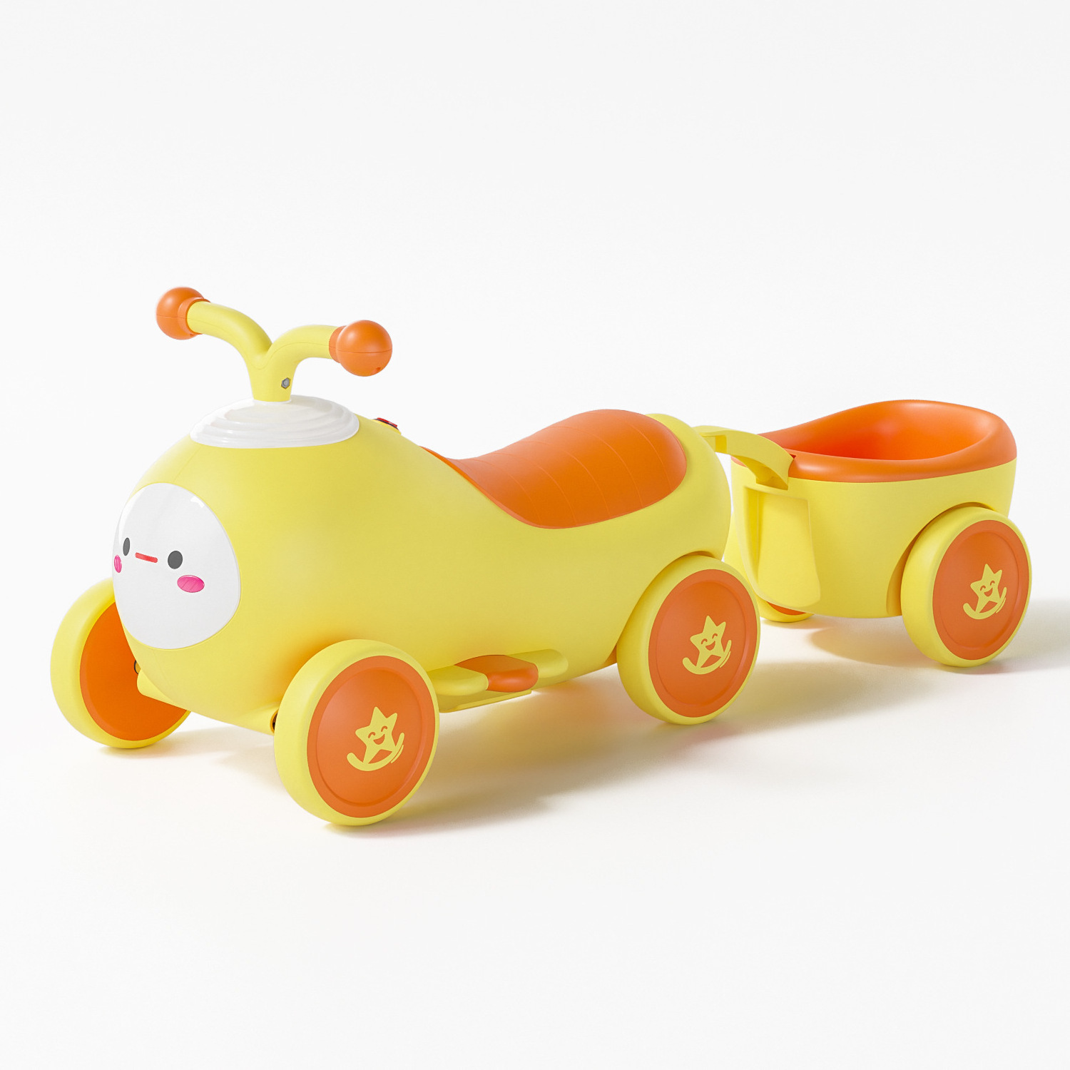 Factory Kids swing car girls and boys sliding twister car baby ride on toy peanut car with four wheels