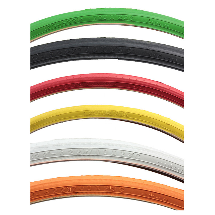 Non Inflatable 700*23C 25C 35C Color Tyre for Fixed Gear Bikes mountain bike tires 27.5 x 1.95 bike tire 700