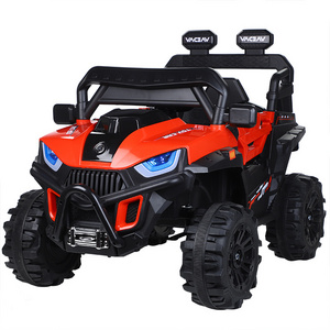 Battery toys new police electric Kids 12V electric police ride on SUV black children car For Kids