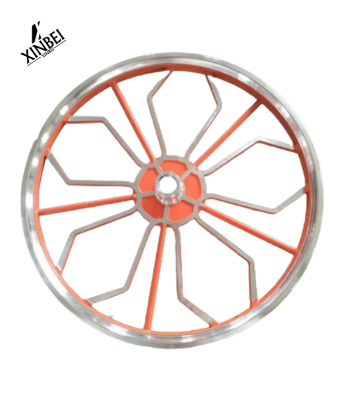 High quality One Time Die-casting 20 inch 6 spoke bicycle wheel fixie Bicycle Mag front and rear Fixed gear bicycle wheel