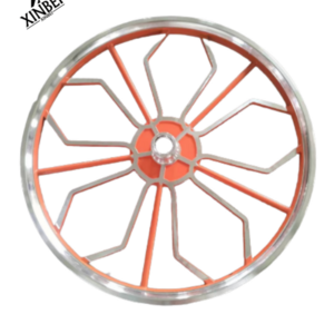 High quality One Time Die-casting 20 inch 6 spoke bicycle wheel fixie Bicycle Mag front and rear Fixed gear bicycle wheel