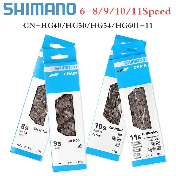 SHIMANO 8 Speed MTB Road Bike Bicycle Chain  /8/9/10/11/ Links with Quick Link