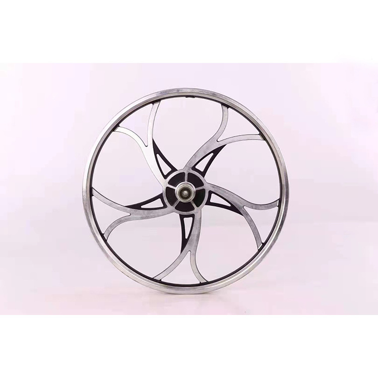 High quality One Time Die-casting 20 inch 6 spoke bicycle wheel fixie Bicycle Mag front and rear Fixed gear bicycle wheel