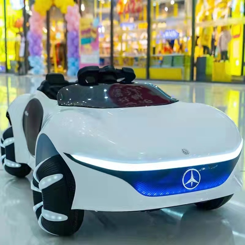 Wholesale four-wheel drive large power with swing music early education multi-functional concept of children's electric vehicles