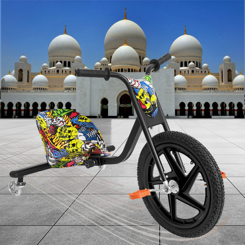 Kids 3 wheels 8 inch size drifting Electric tricycle Scooter with CE certificate for sale drift trikes powerful motor