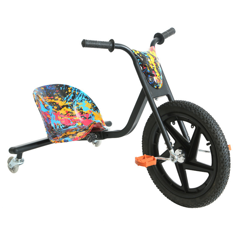 Kids 3 wheels 8 inch size drifting Electric tricycle Scooter with CE certificate for sale drift trikes powerful motor