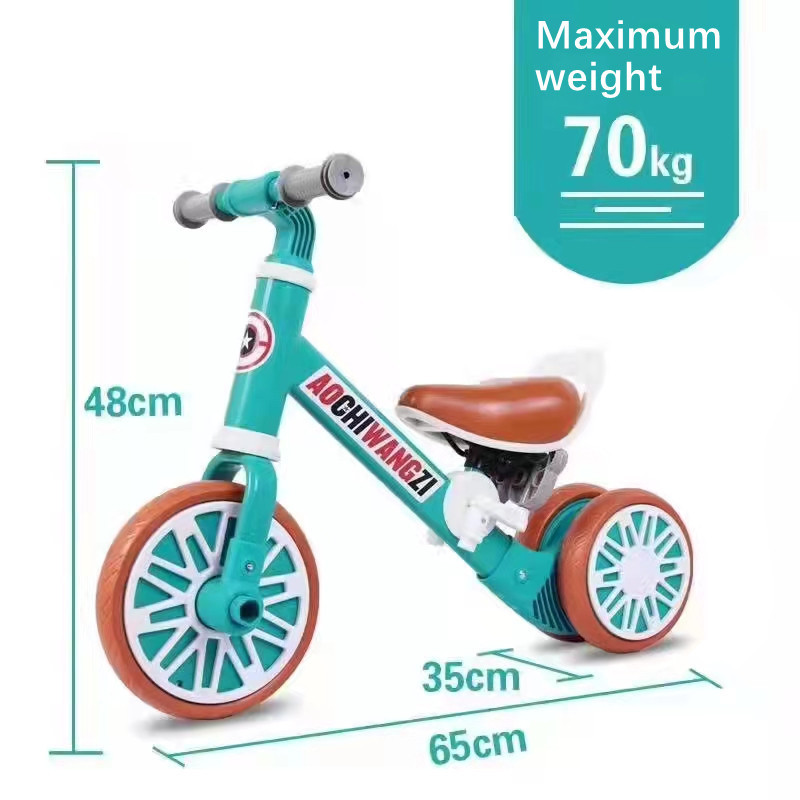 Customized color New Style ride on toys 12 Inch 2 in 1 balance car baby balance bike toddler tricycle bike bike tricycle