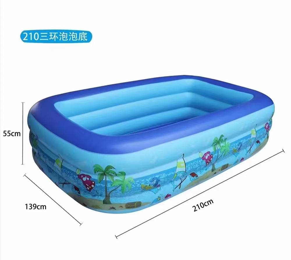 Factory Wholesale Portable water pool inflatable frp rectangular swimming pool outdoor for kids and adults