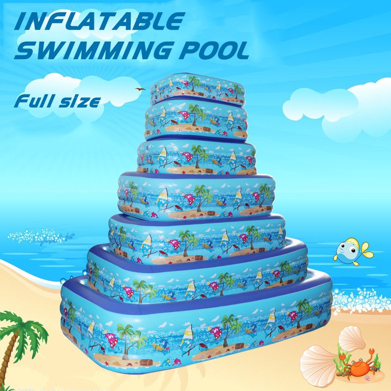 Factory Wholesale Portable water pool inflatable frp rectangular swimming pool outdoor for kids and adults