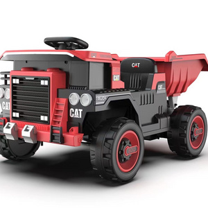 Children Car Electric 12volt Power electric Car Toys 4x4 plastic dump truck big seat kids ride on car