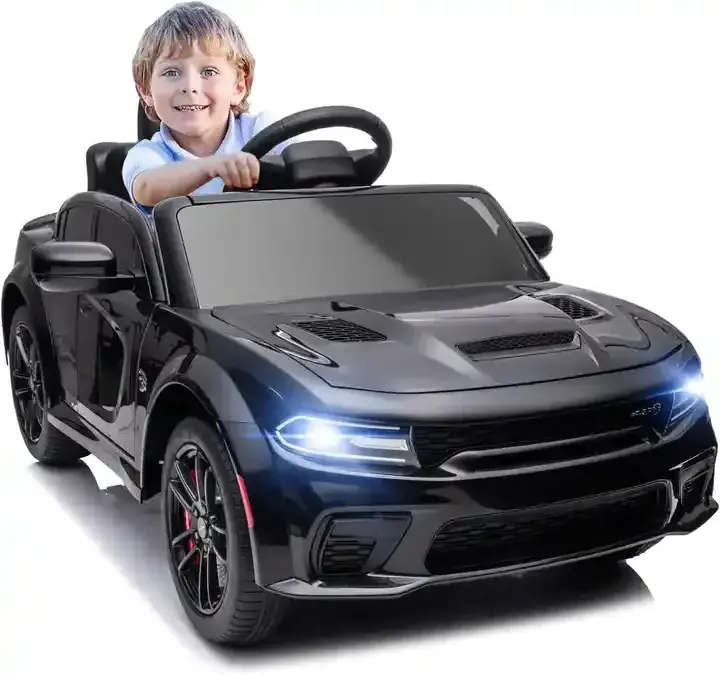 Licensed Dodge Charger 12V Battery Powered Electric 4 wheel ride on cars electric 12v battery for kids to drive